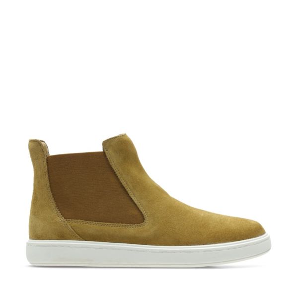 Clarks Boys Street Chelsea Youth Casual Shoes Oak Suede | CA-7098251